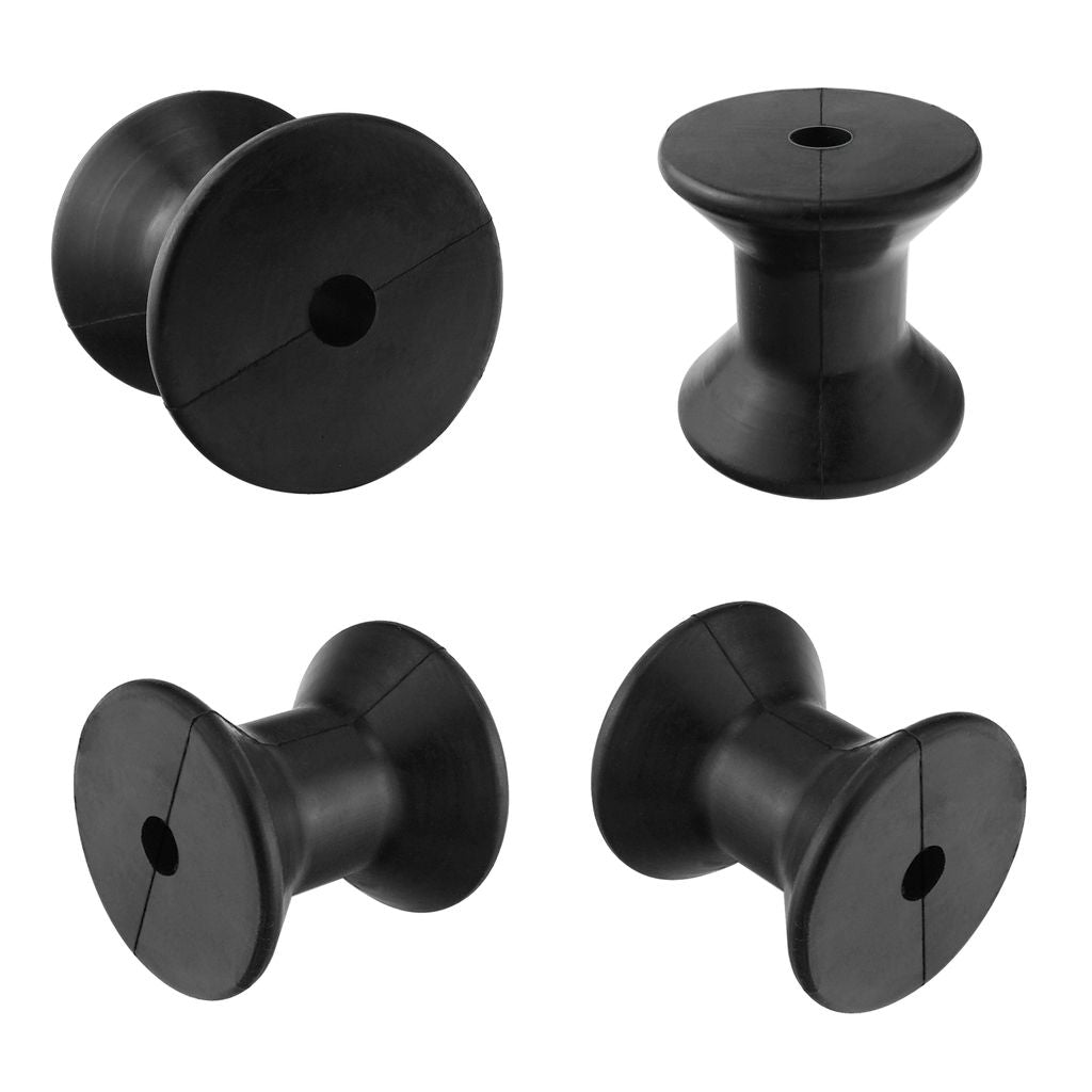 4 Pieces High Quality Anti-UV 3 Inch Bow Stop Roller Boat Yacht Accessories