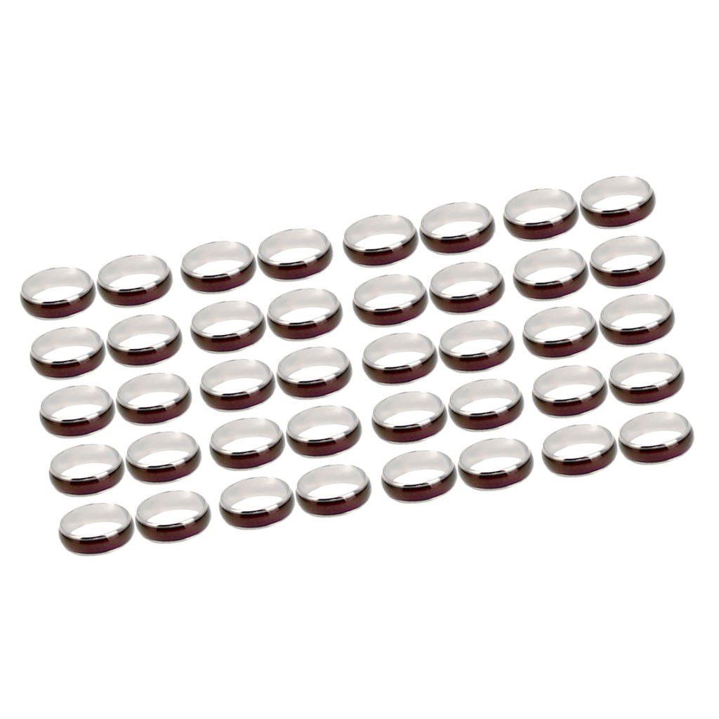 40pcs Amazing Mood Ring Emotion Feeling Color Change Ring Jewelry Size 6-10