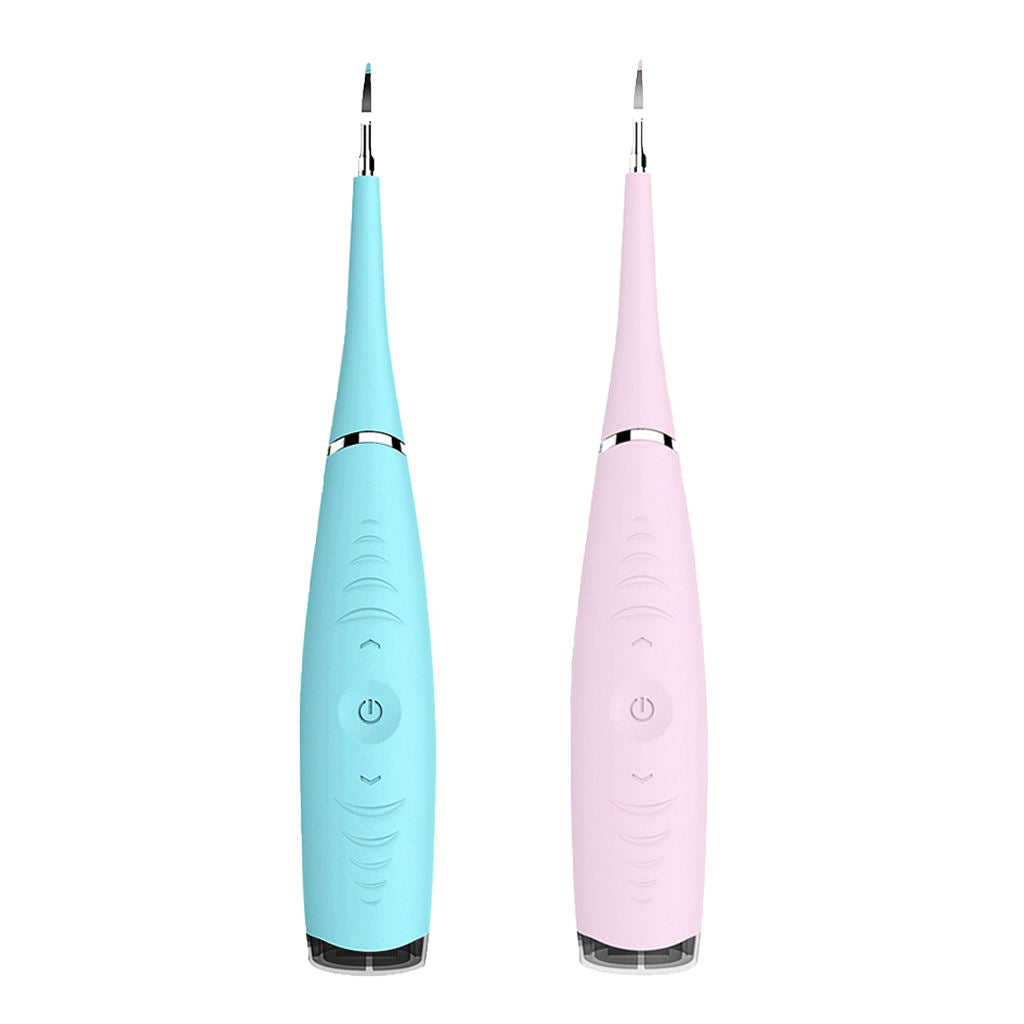 Lots 2 Electric Tooth Cleaner Dental Calculus Plaque Remover Teeth Whiten