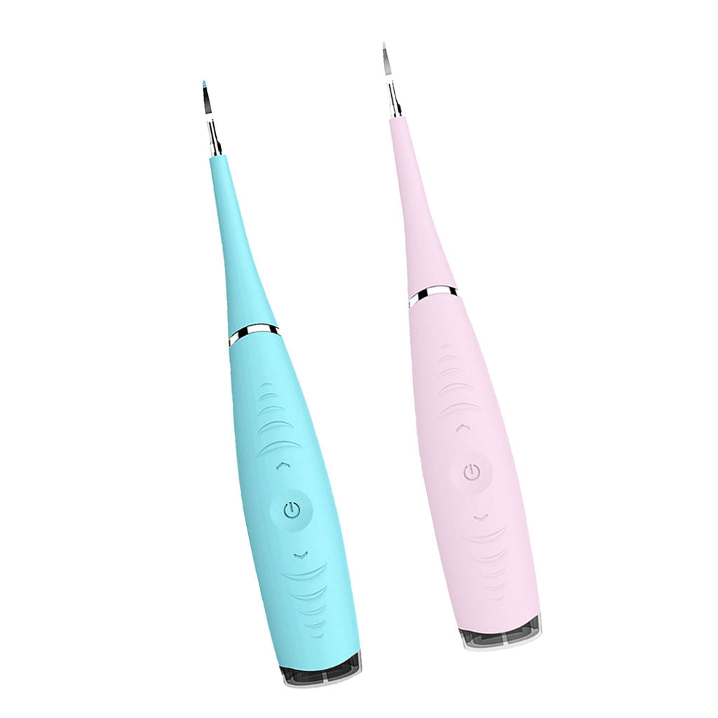 Lots 2 Electric Tooth Cleaner Dental Calculus Plaque Remover Teeth Whiten