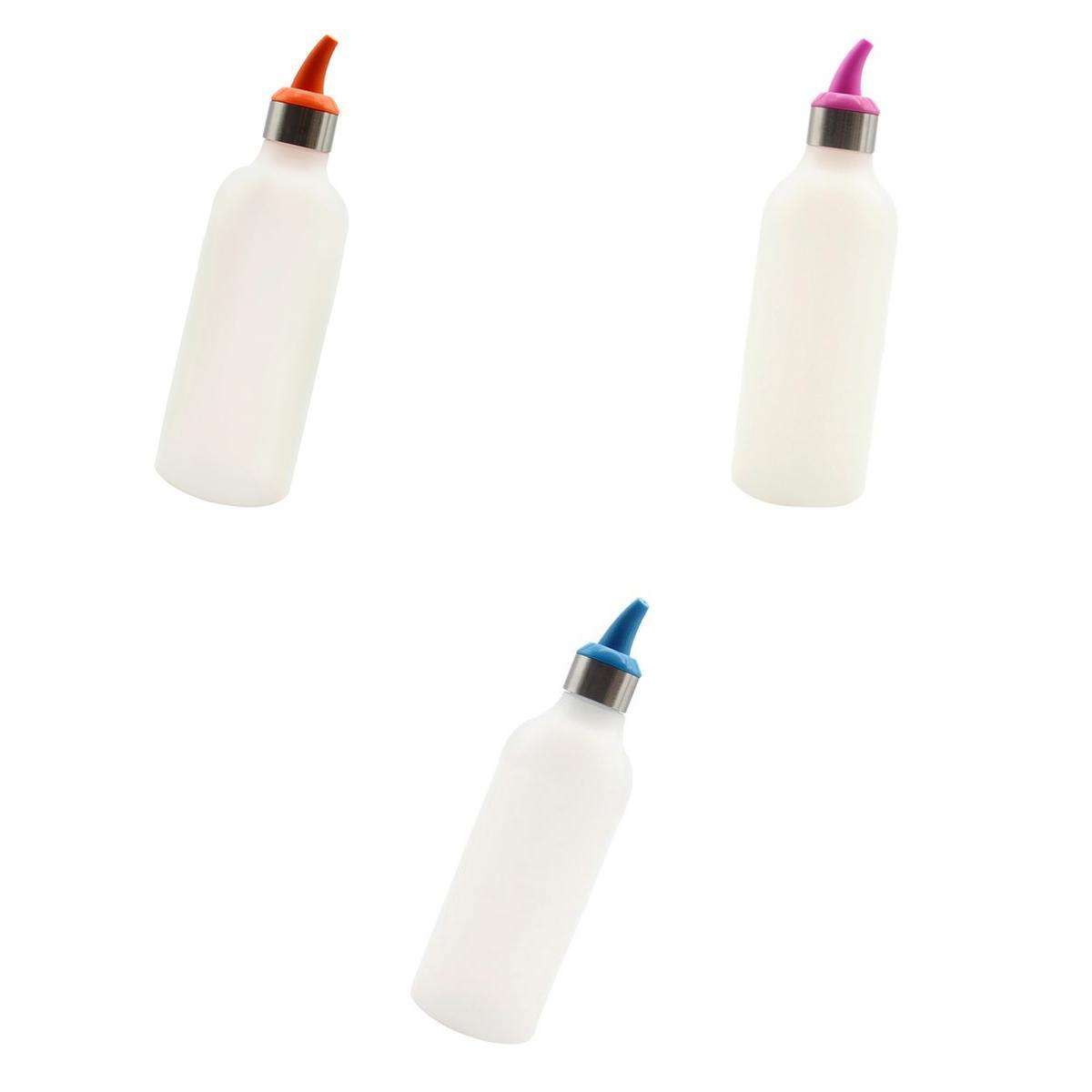 Silicone Squeeze Bottle Condiment Container Sauce Vinegar Dispenser 450ml