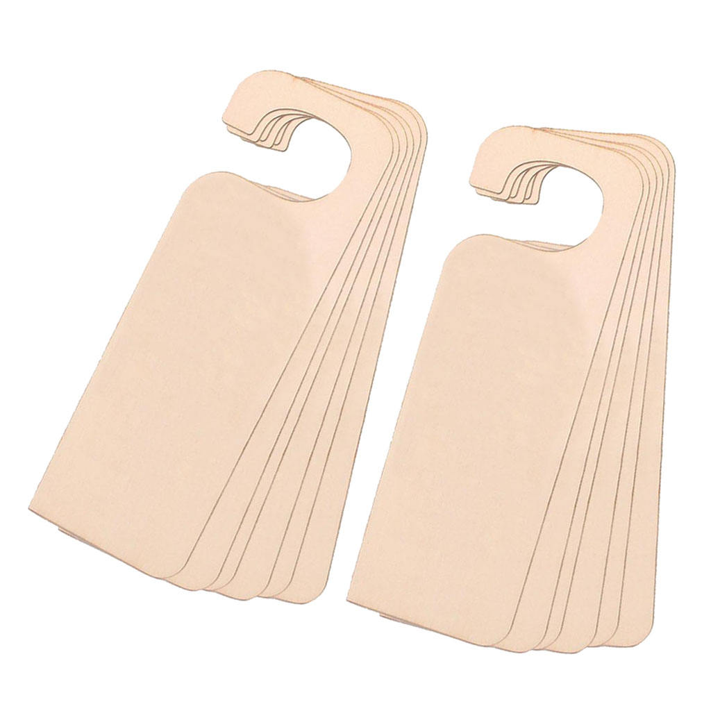 12pcs Door Knob Hangers DIY Hanging Warning Tags for Home Hotel Office
