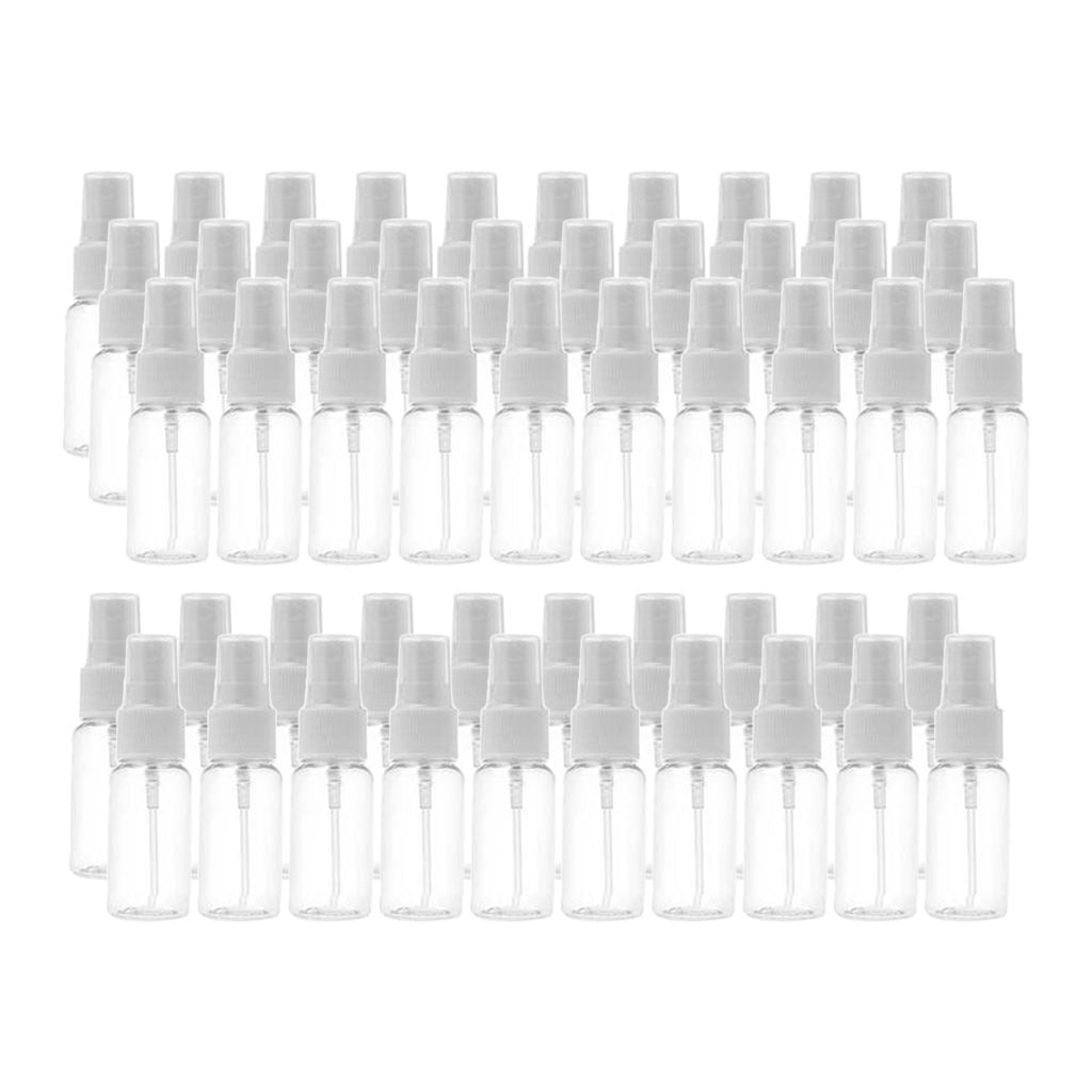 50Pcs 30ML Fine Mist Sprayer Makeup Cosmetic Reusable Travel Bottles Pump