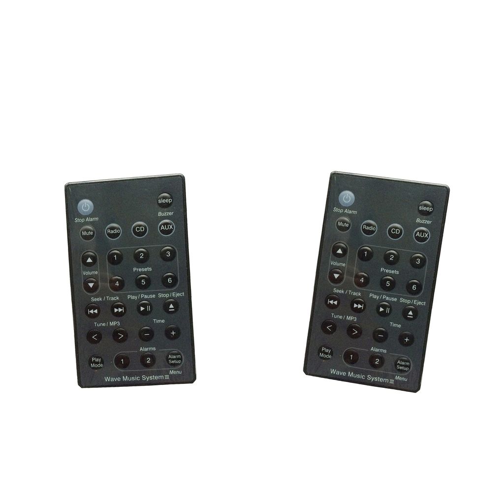 2 Piece New Replace Part Remote Control Fit for B-Wave Music Radio System