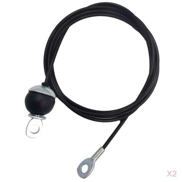 2 Pieces 5mm 2m Fitness DIY Pulley Cable Rope Attachment Sports Accessory