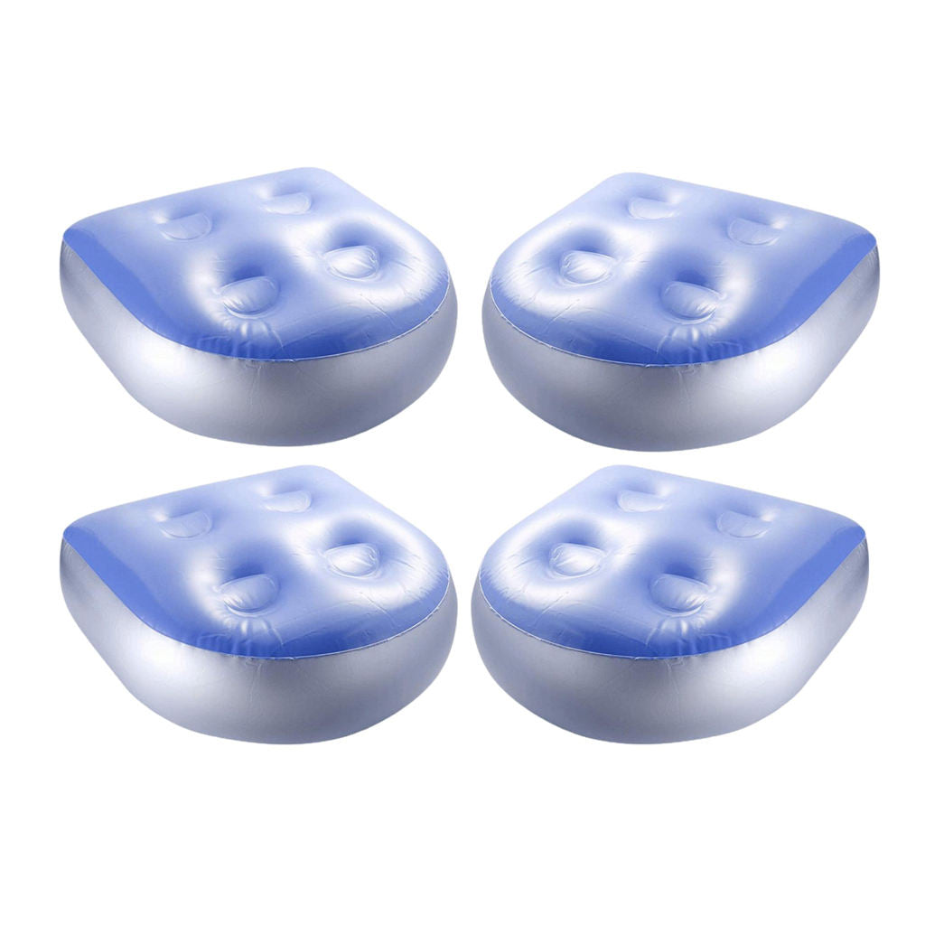 4x Jacuzzi Spa Booster Seat Soft Comfortable Inflatable Hot Tub Cushion Pad