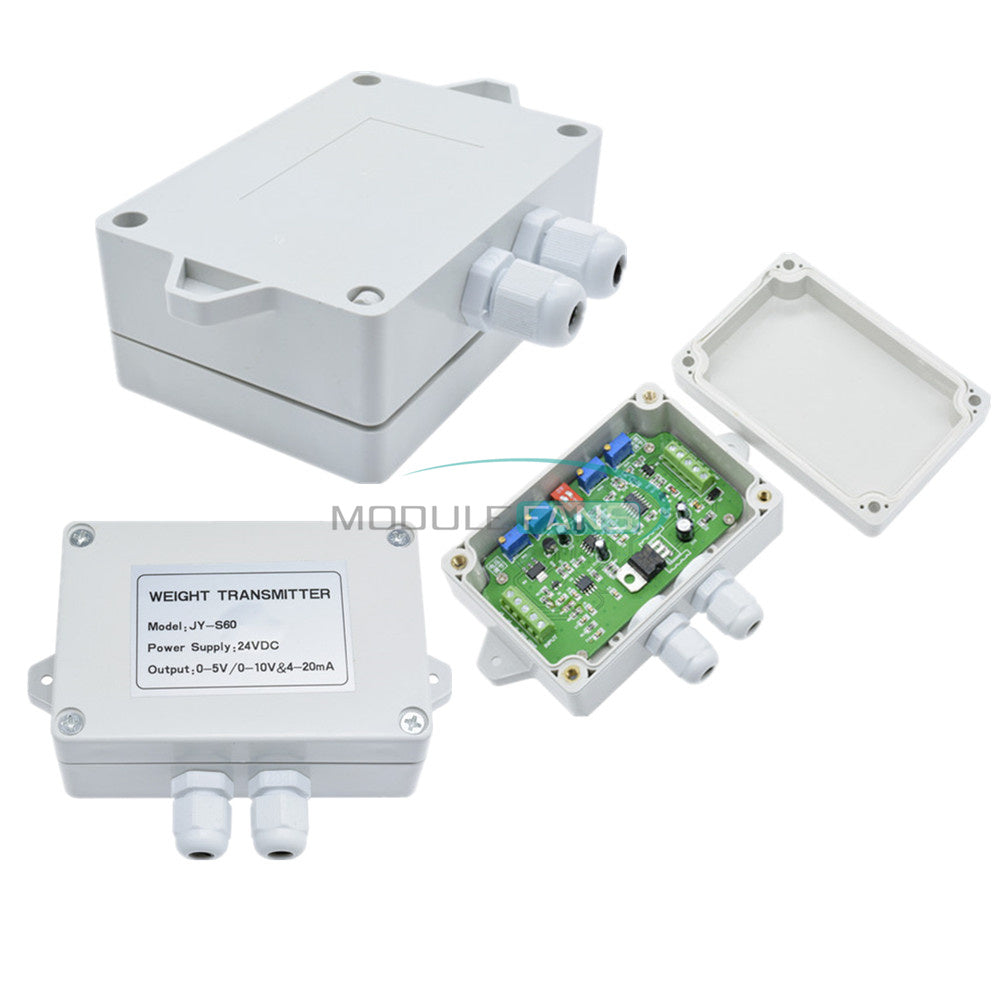 2PCS 4-20ma Load Cell sensor Amplifier Transmitter Strain Transducer 0-5V(10V)