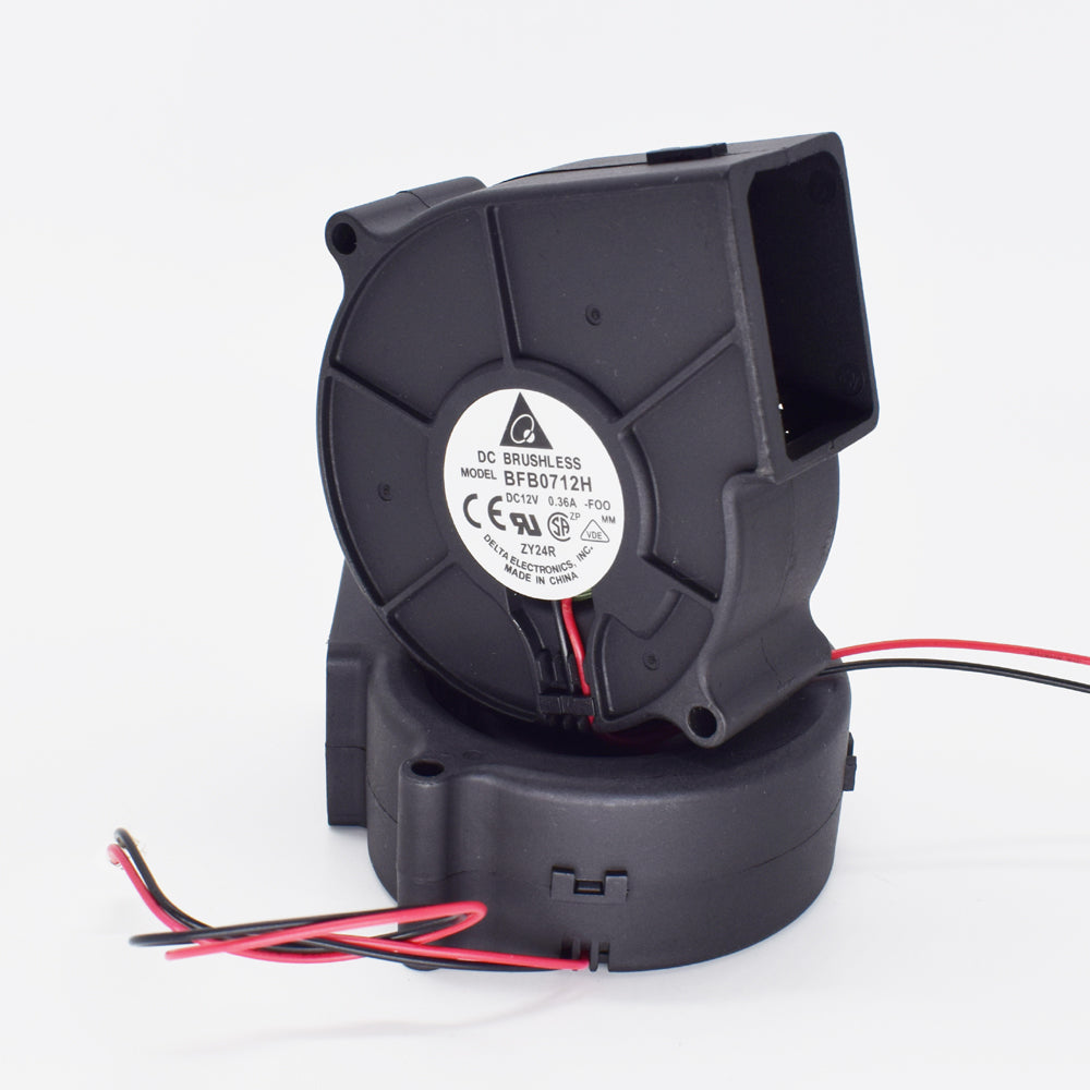 4pcs Delta BFB0712H 75x75x30mm 12V 0.36A Brushless DC Cooling Ball Blower Fan