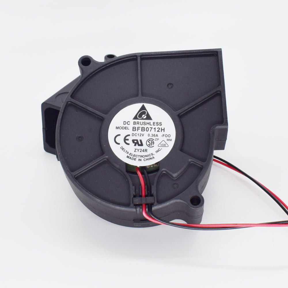 4pcs Delta BFB0712H 75x75x30mm 12V 0.36A Brushless DC Cooling Ball Blower Fan