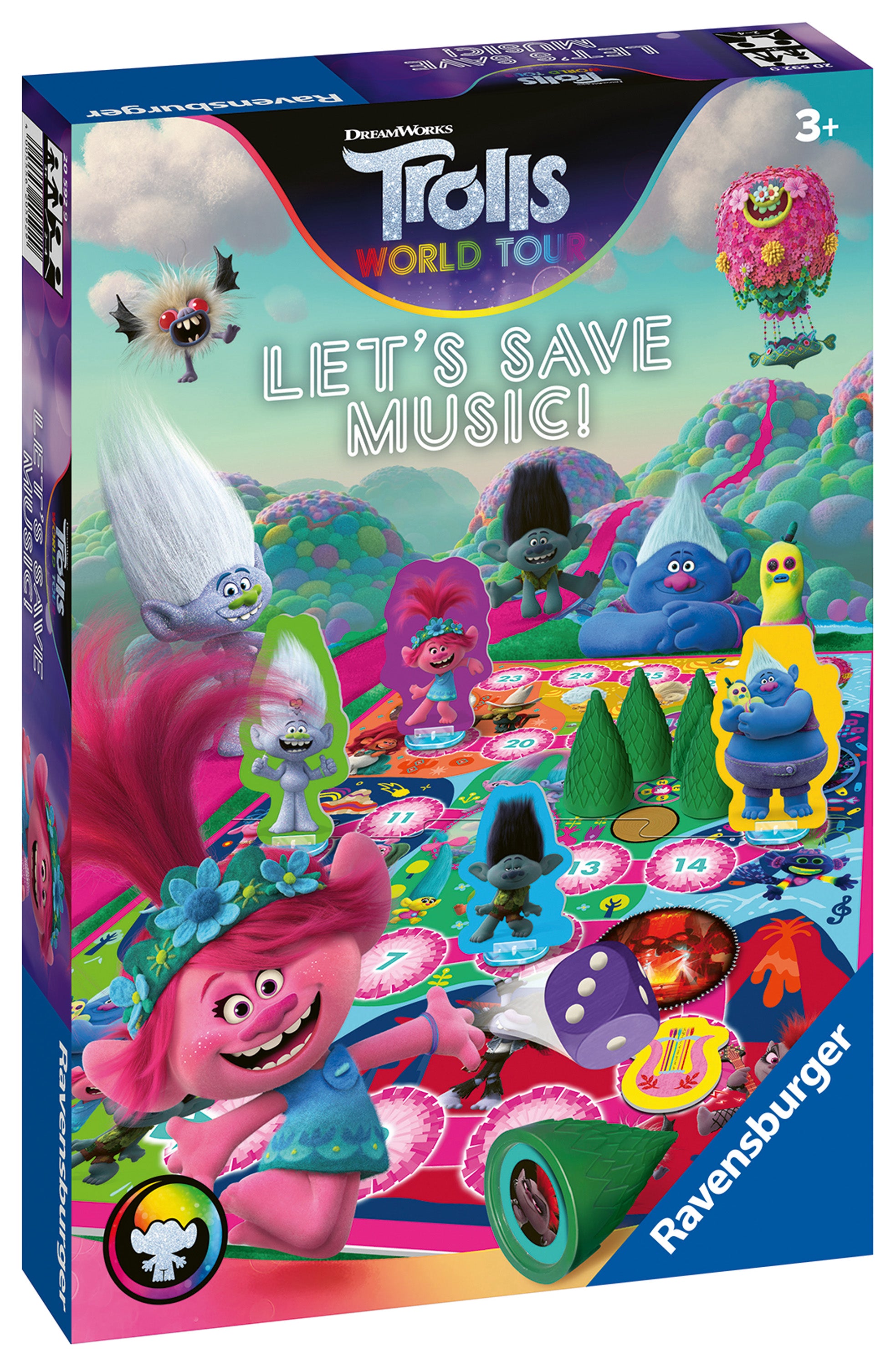 20592 Ravensburger Trolls 2 World Tour: Letâ€™s Save Music! Game Games Age 3yrs+