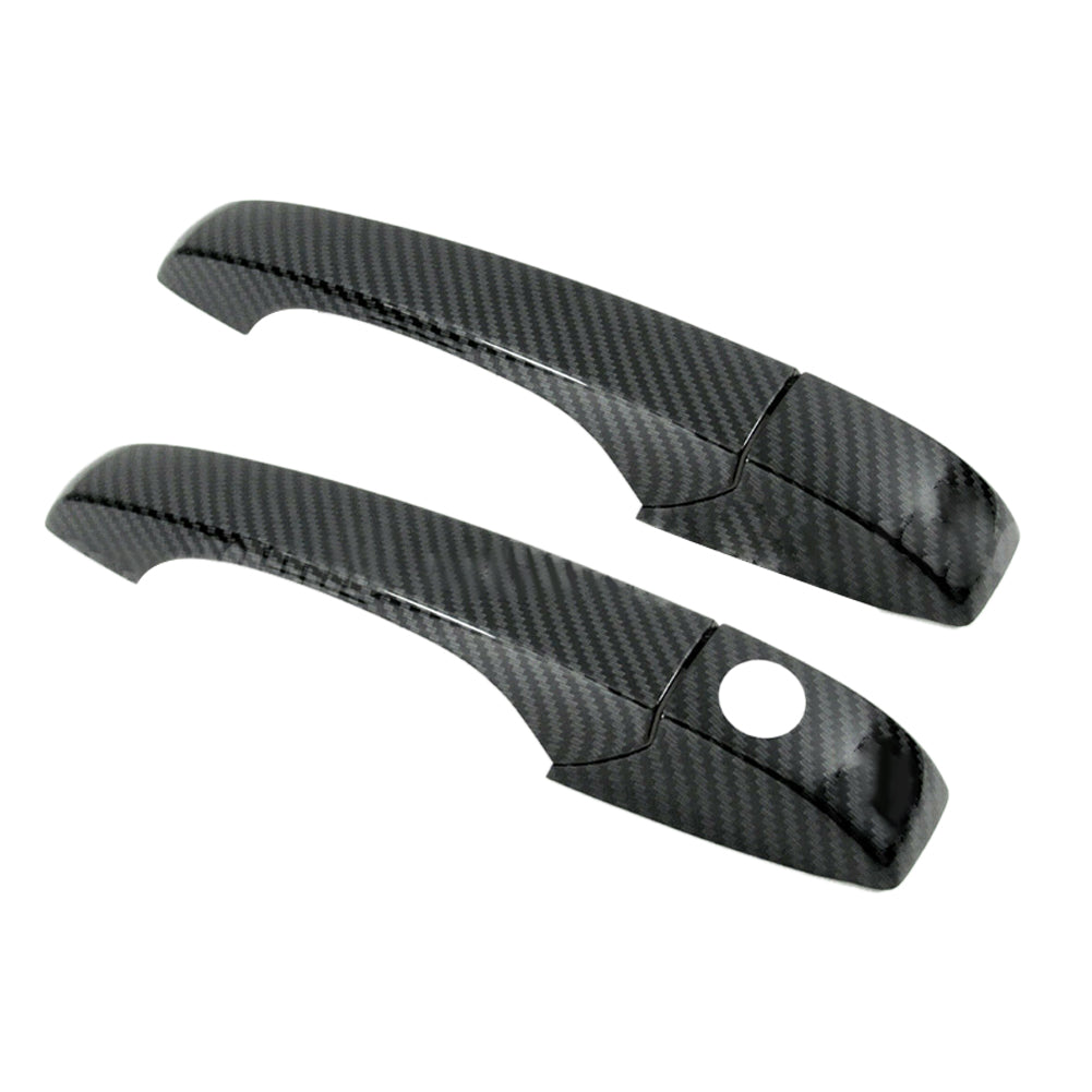 ABS Carbon Fiber Outer Door Handle Cover Trim Fit For Dodge Durango SUV 2011-20
