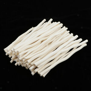 Wooden Sticks (50 Pieces) Branches Made of Wood (20 Cm / 7.9 ") White