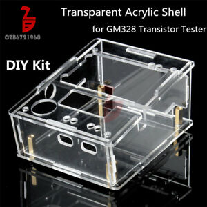 DIY Transparent Acrylic Case for TFT GM328 Transistor Tester Diode LCR Generator