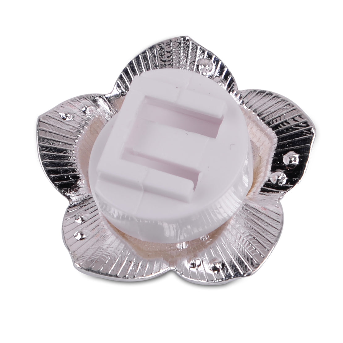 2Pcs Pink Rhinestone Flower with Clip Car Air Vent Perfume Freshener An