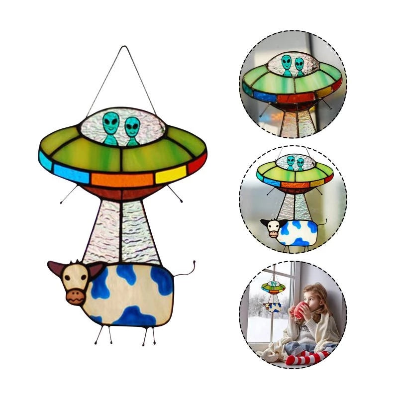 Creative Cow Pendant Ornaments Home Garden Decoration Outdoor Ornament-AlienP3P3