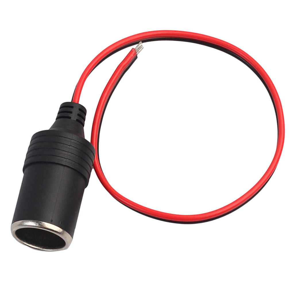 120W Cigarette Lighter Extension Power Plug Socket Connector Adapter 30cm