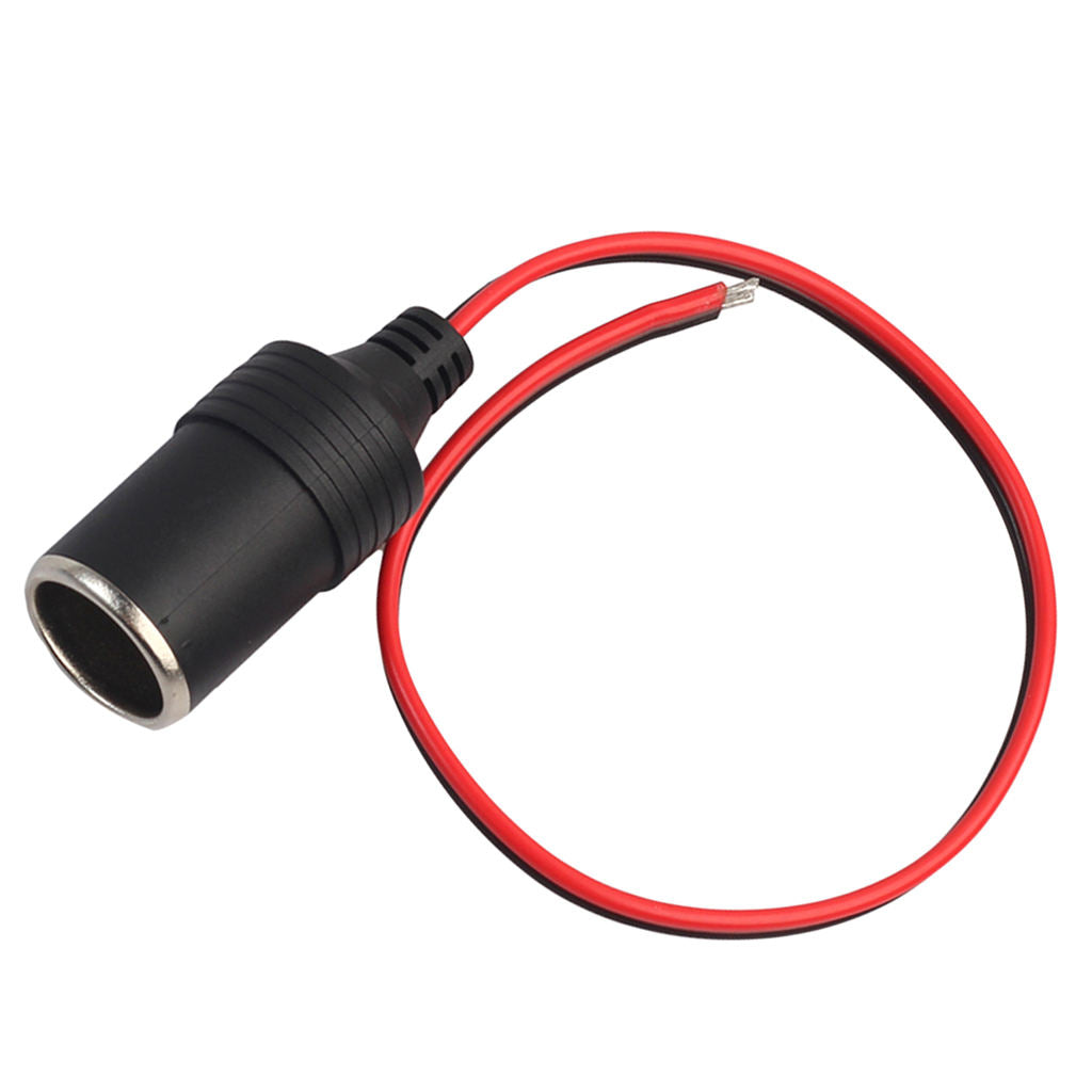 120W Cigarette Lighter Extension Power Plug Socket Connector Adapter 30cm