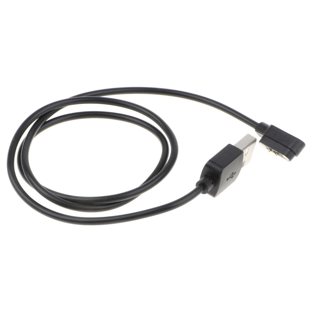 2pcs 2 Pin Magnetic USB Data Charger Charging Cable for Smart Watch