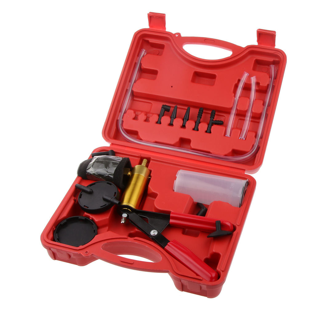 Portable Bleed Hand Brake Hose Pump Vacuum Car Motorcycle Tools Manu