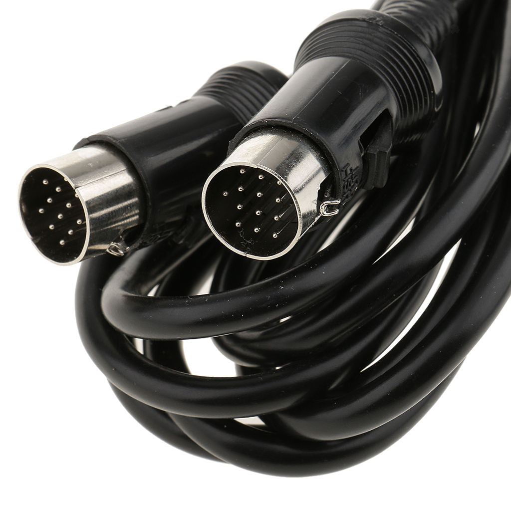 30cm / 10ft 13 Pin CD Changer Extension Cable Male to Male for Kenwood