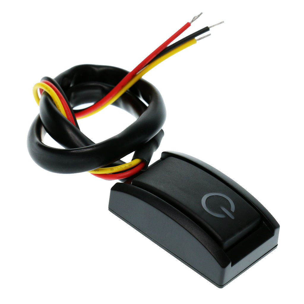 Dc12v 200ma 2.4W Car Auto Vehicle on / Off Push Button Switch for Universal
