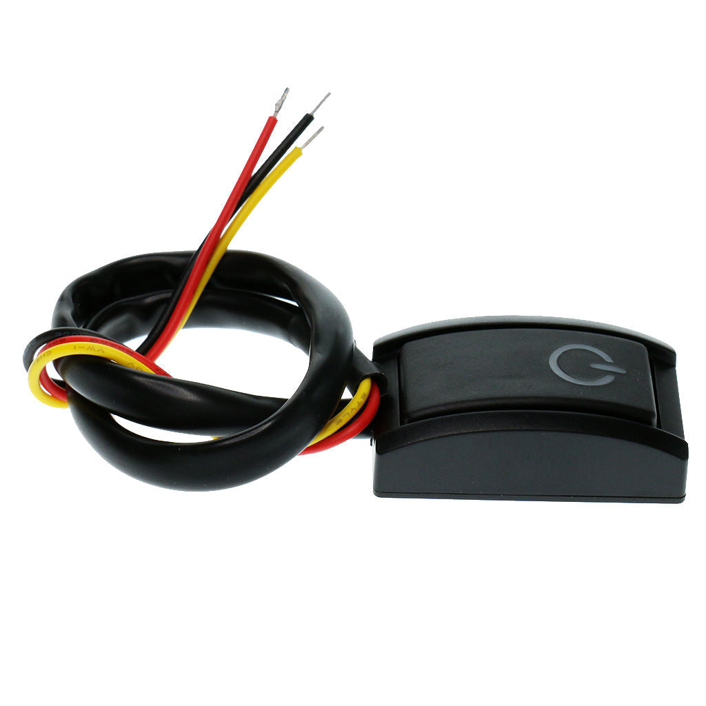 Dc12v 200ma 2.4W Car Auto Vehicle on / Off Push Button Switch for Universal