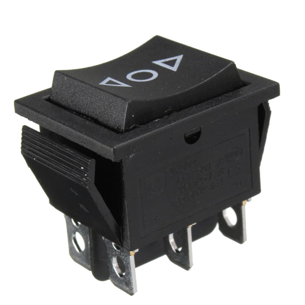 AC 250V/15A 125V/20A Car Auto On/Off/On DPDT Window Actuator Rocker Switch