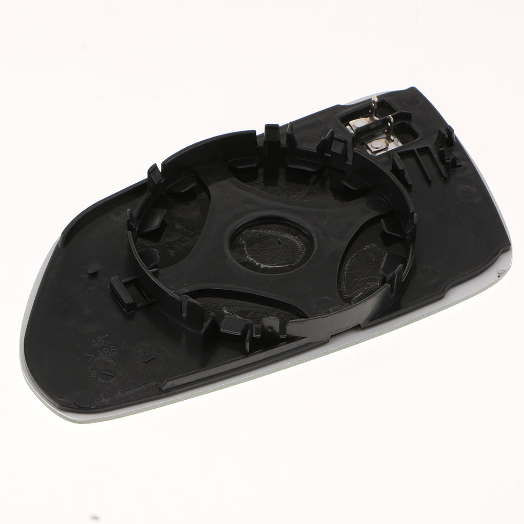 Left+Right Wing Mirror Glass Heated Convex Anti Blind Spot Sliver For VW