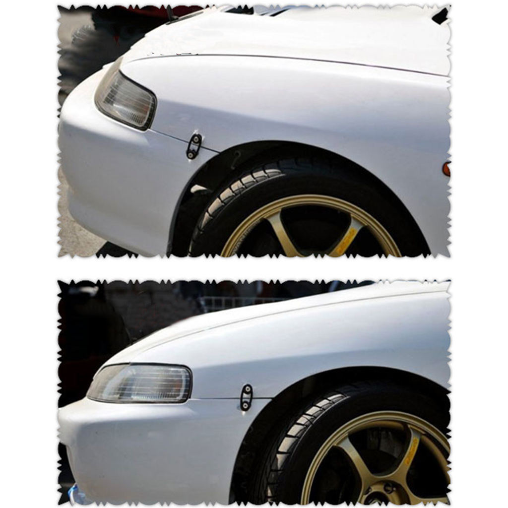 2 Set Quick Release Fasteners Universal O-Rings For Car Bumpers Fender Lids
