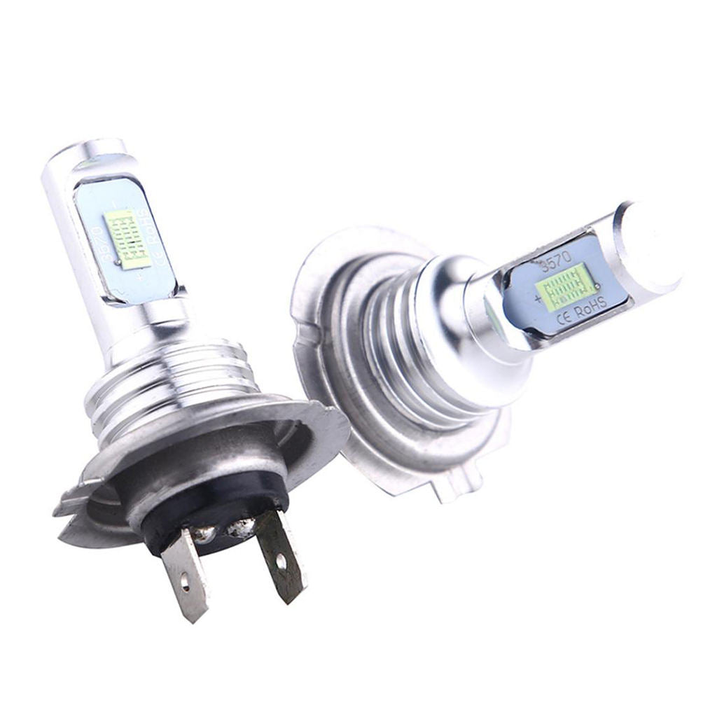 2 PCS H7 LED Automative Driving Headlight Light DRL 35W 8000K Ice Blue