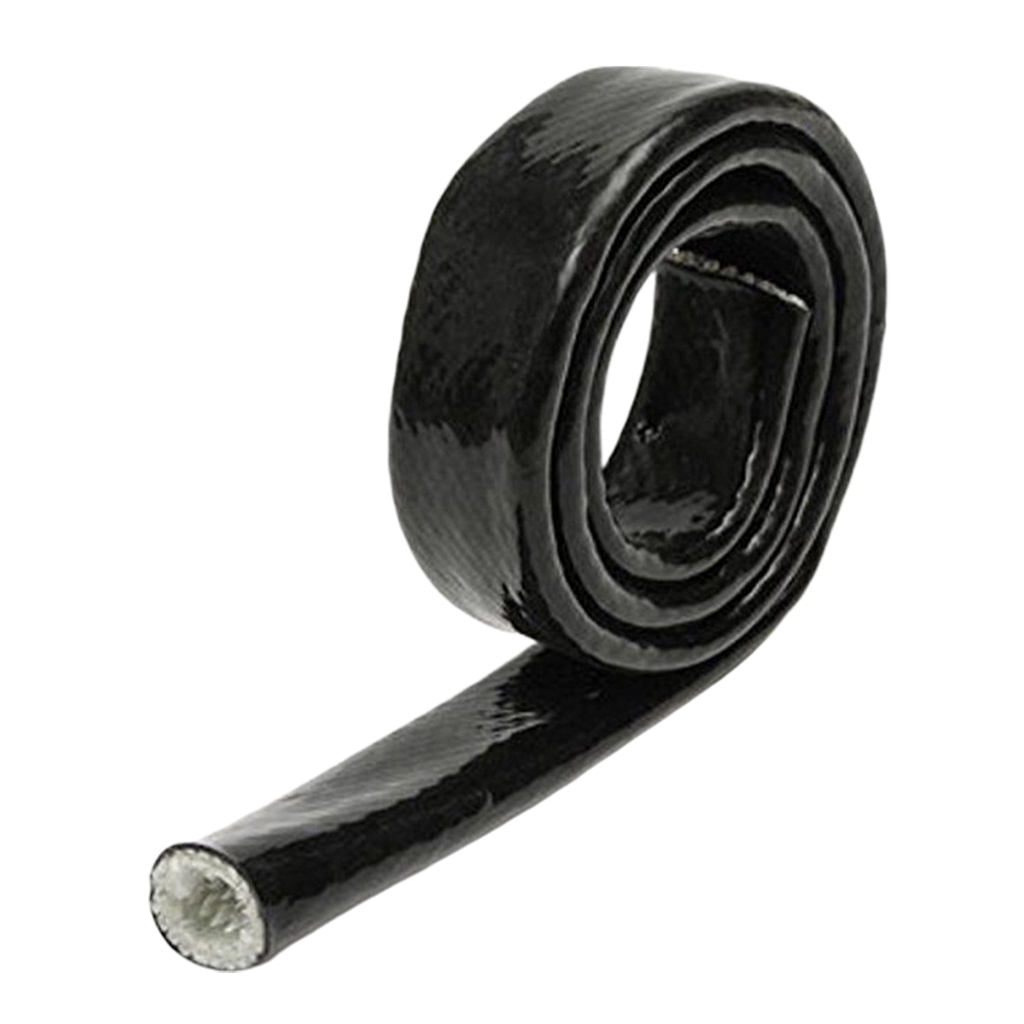 1Meter Black Fiberglass Fire Sleeve Heat Shield AN4 Cover ID:6mm for BMW E36