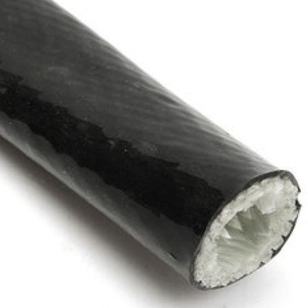 1Meter Black Fiberglass Fire Sleeve Heat Shield AN4 Cover ID:6mm for BMW E36