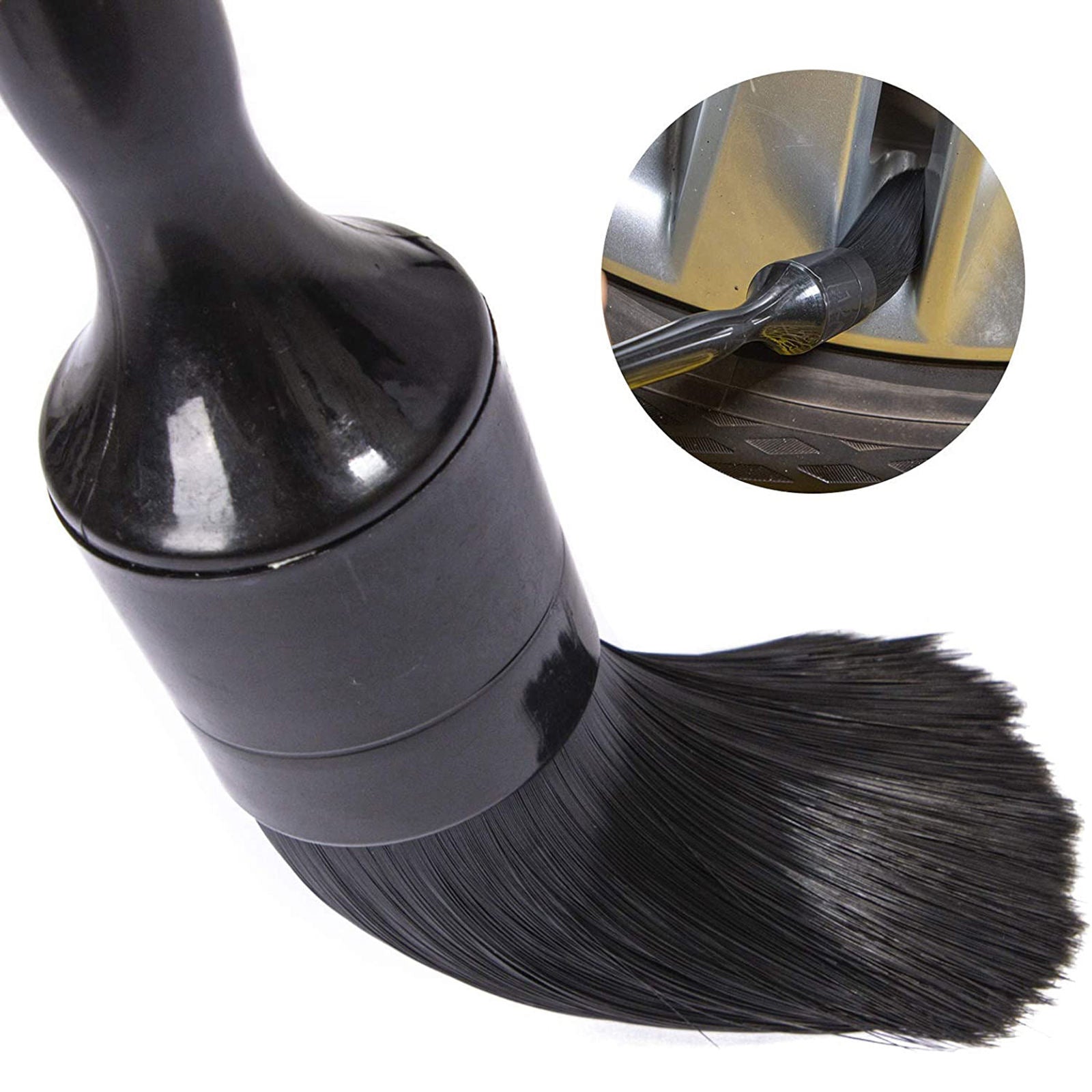 5pc Car Detailing Brush Kit Vehicle Wheel Clean Brush Cleaning Tool Car Care