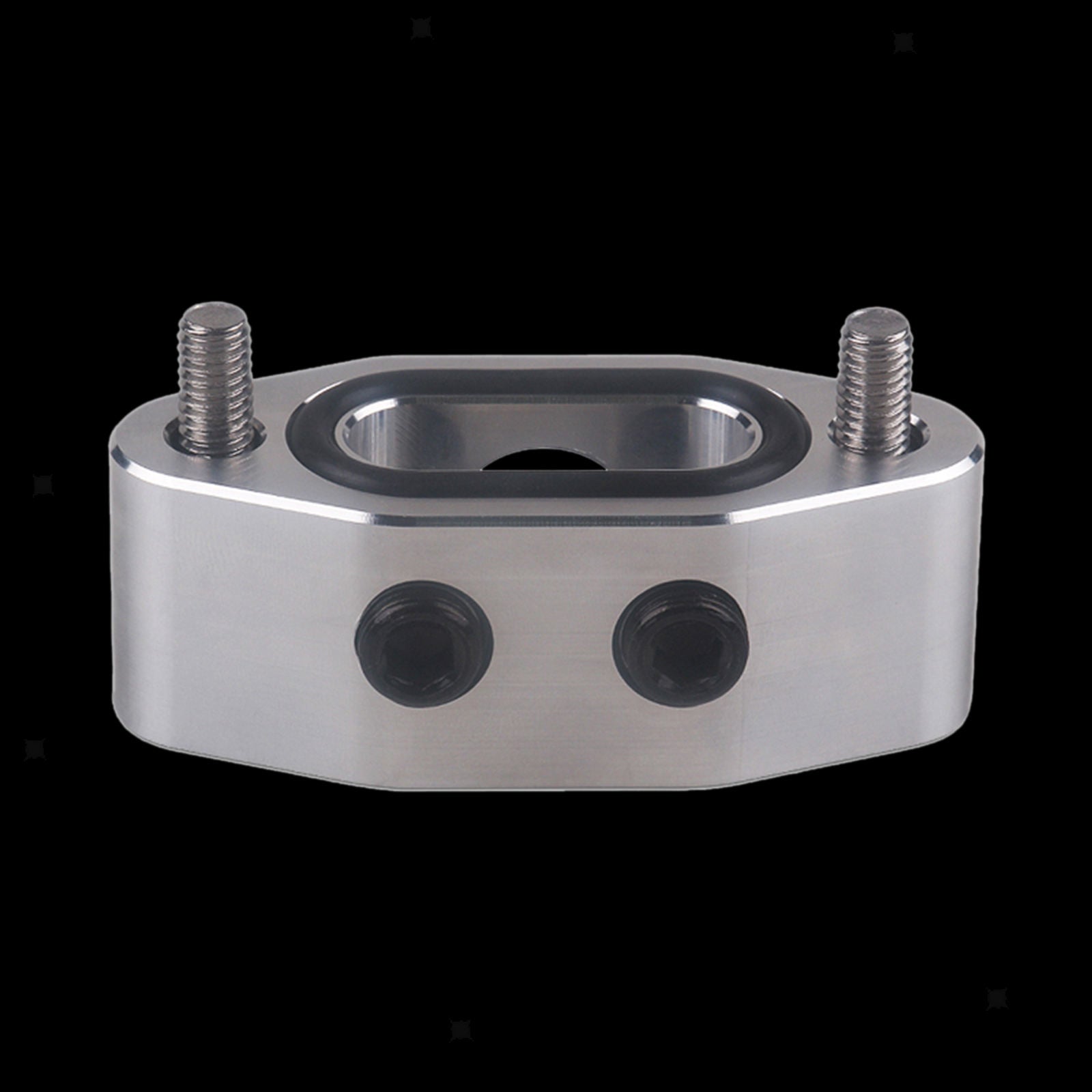 Billet Oil Pan Pressure Sensor Adapter Port LS Truck 551541 with Dual 1/8" NPT