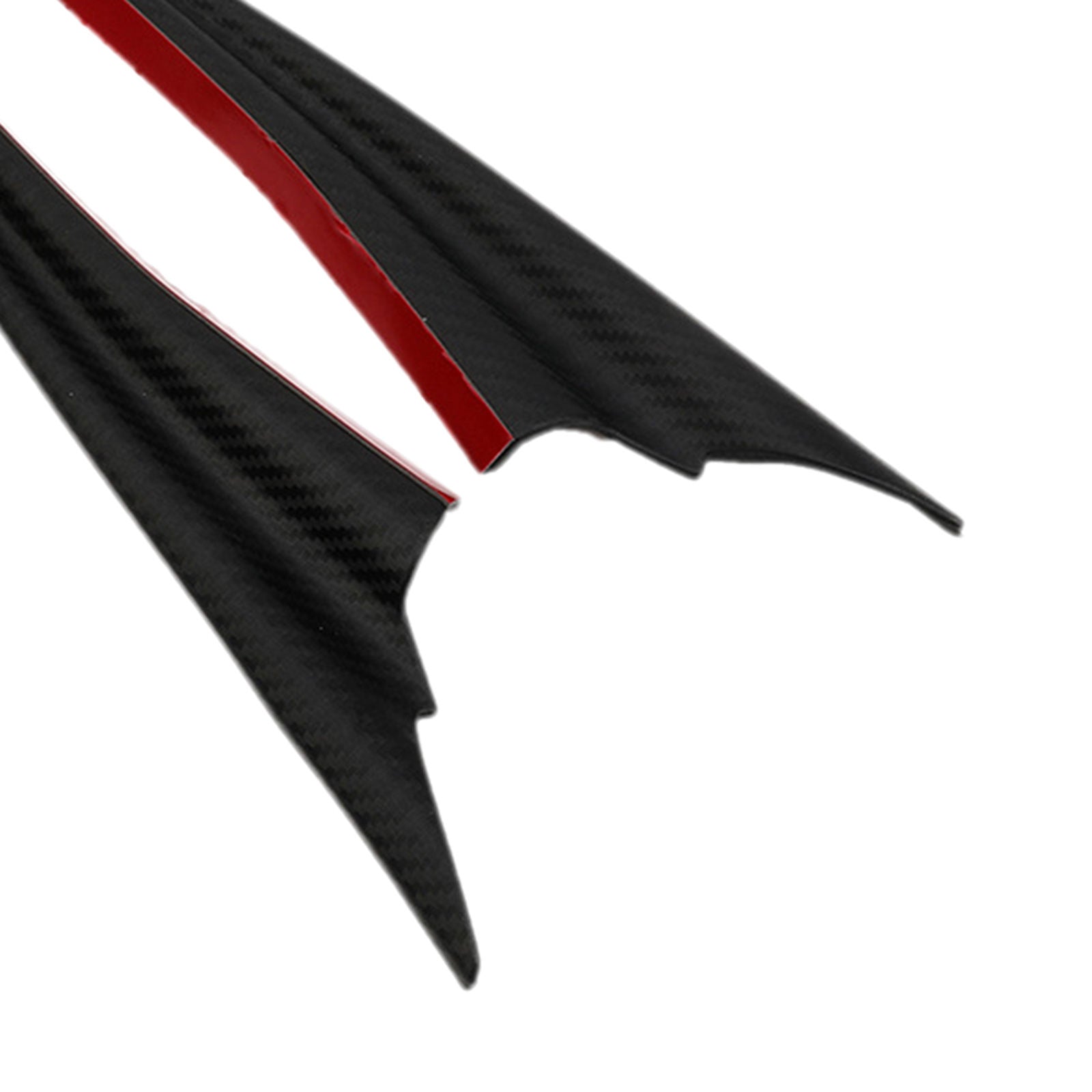 2 Packs Front Bumper Spoiler Splitter Fins Valence Chin Accessories & Tape