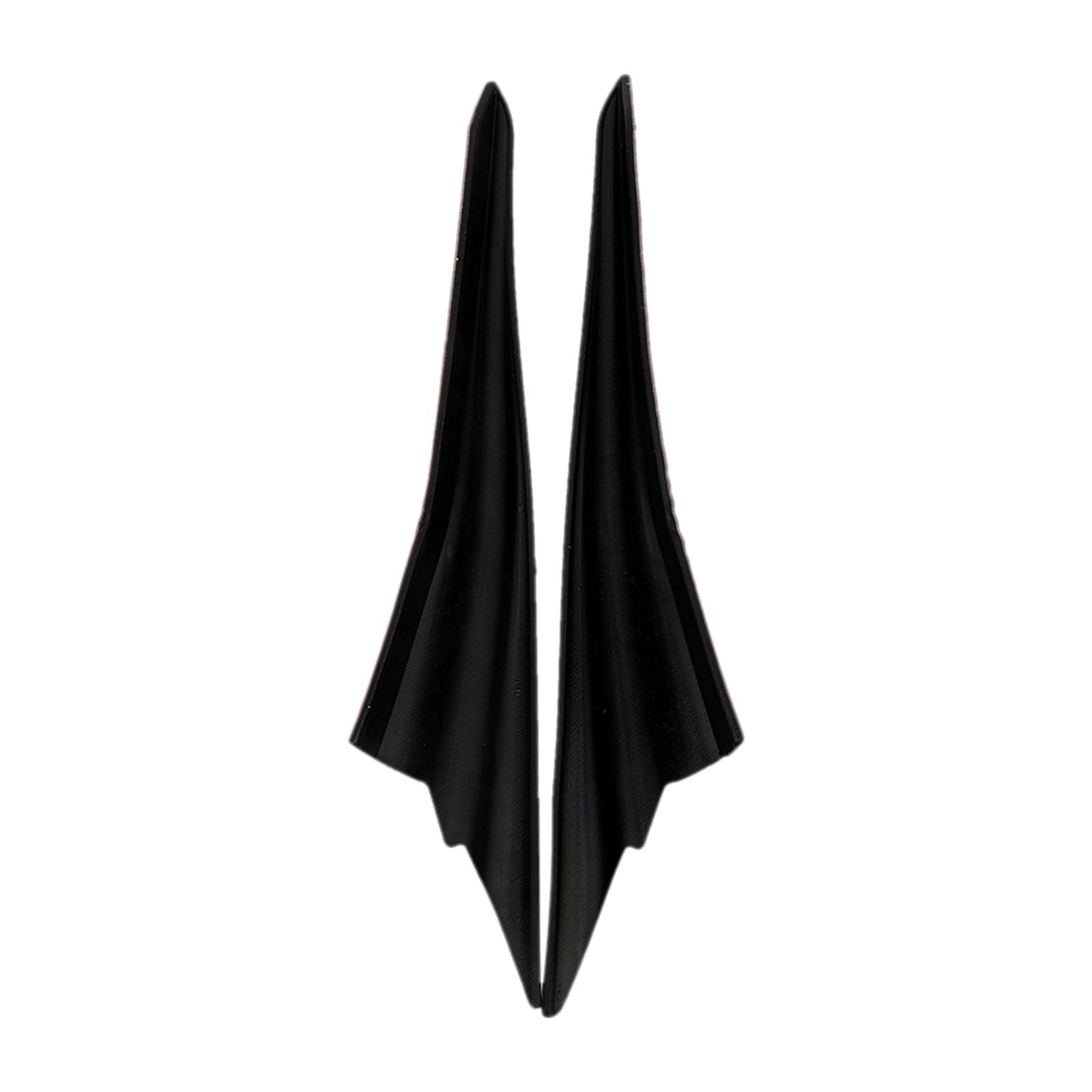 2 Packs Front Bumper Spoiler Splitter Fins Valence Chin Accessories & Tape