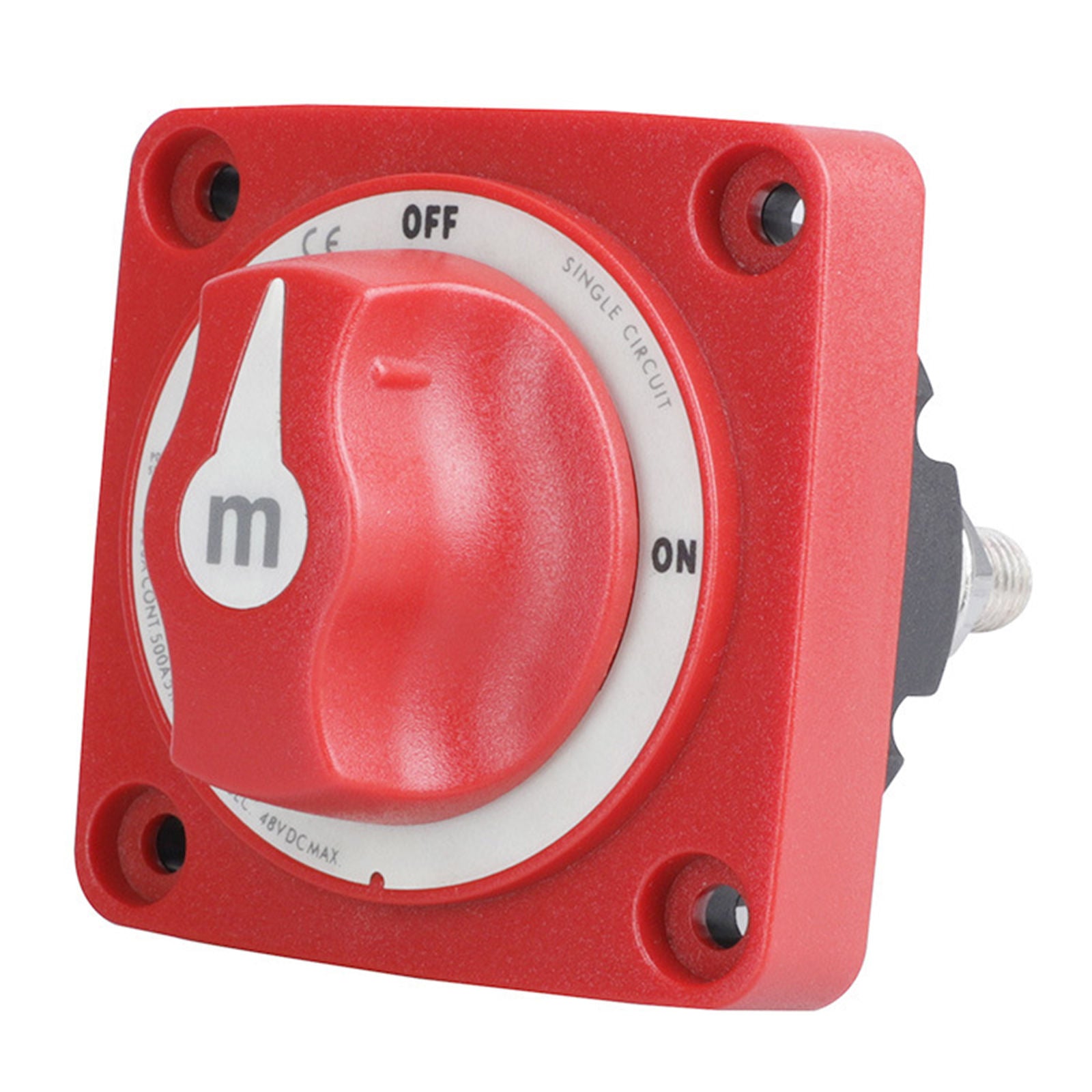 6006 Marine Electrical Battery Switch M SERIES On/Off W/Knob Single Circuit
