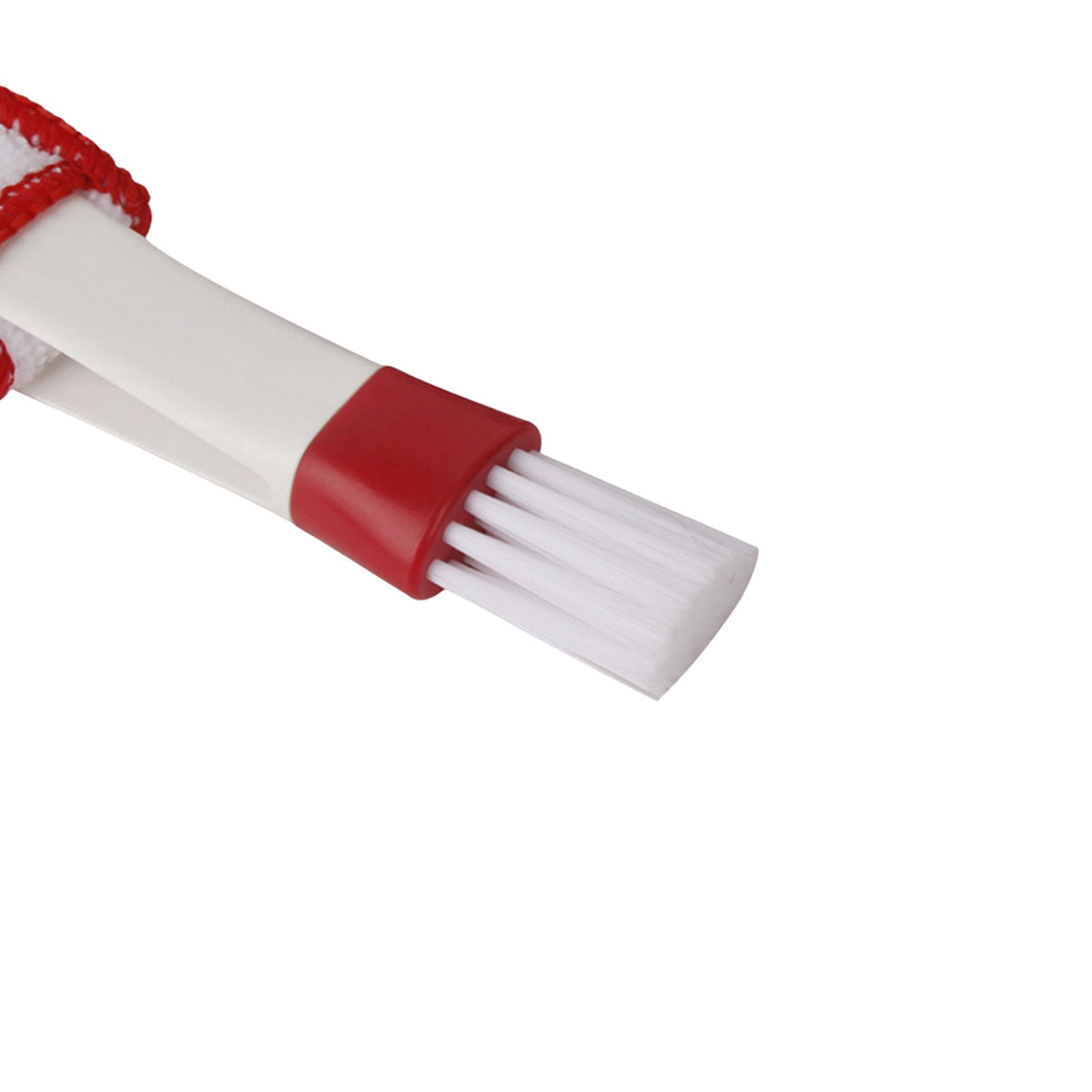 Cleaning Brush Car Air Conditioner Vent Dust Cleaner Red White