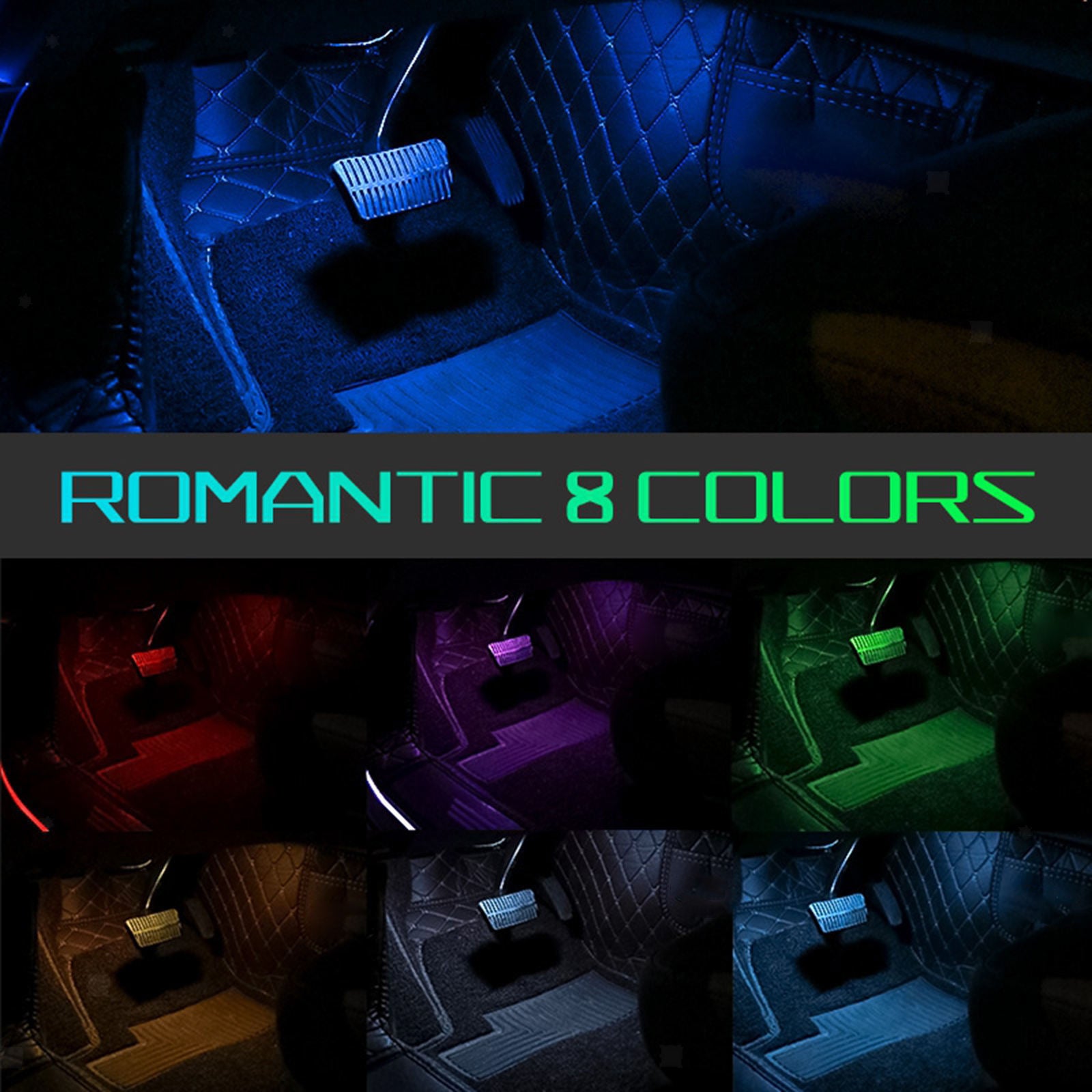 Car Decoration Light Strip Decorative Night Lamp for Car Cigarette Lighter