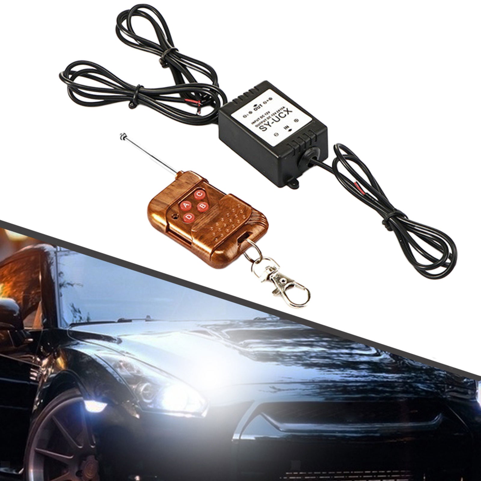 Wireless Remote Control Module For Car LED Bulbs LED Strips Strobe Flash