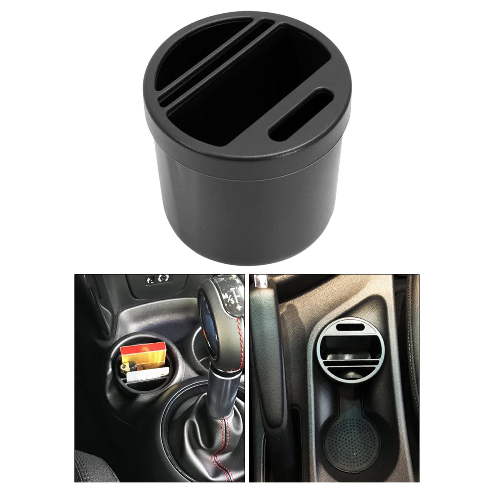 Car Coin Case Organizer Storage Box Card Money Holder Cup Car Accessories