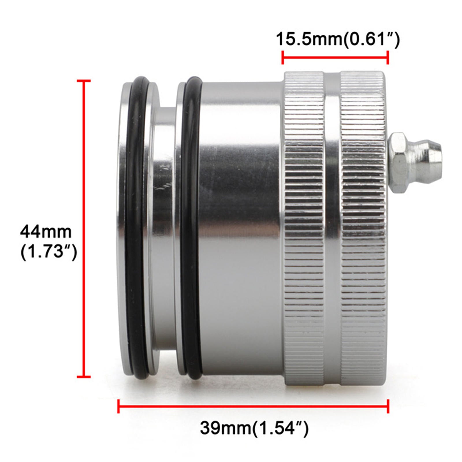 Front Rear Wheel Bearing Greaser Replacement for Polaris for Ranger 44mm