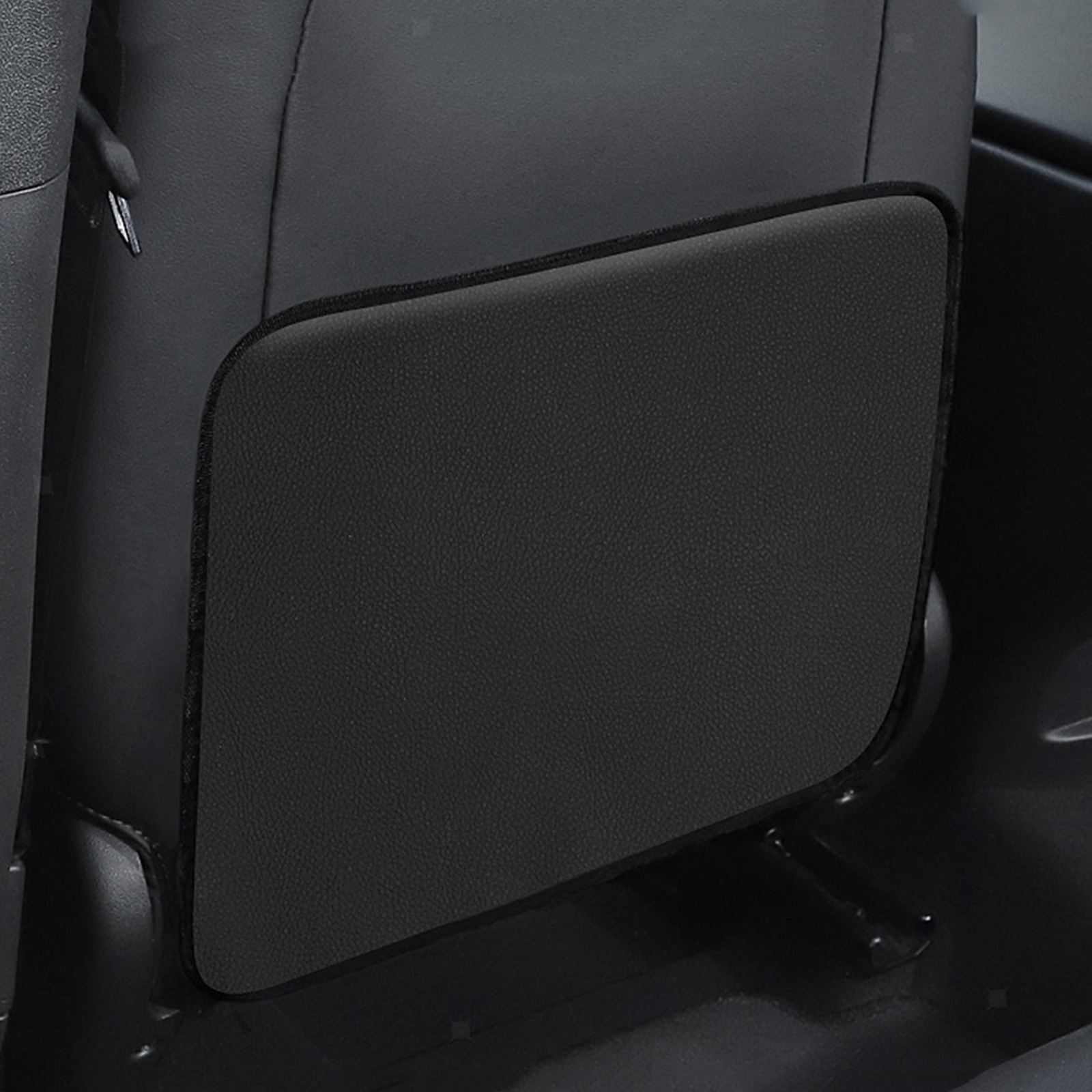 Auto Car Seat Back Cover Kick Mat Clean Anti Dirt Mud Scratches Black Small