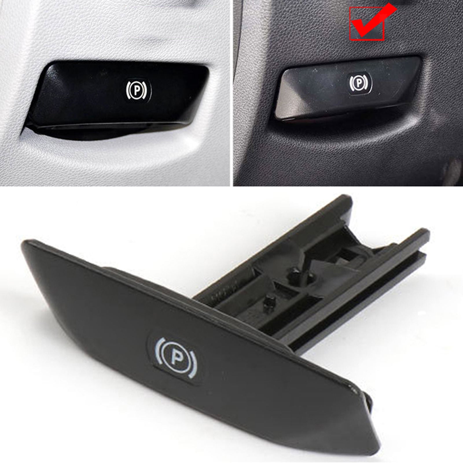 16:09 Parking Handbrake Pull Handle A2044270020 for   W204 W212 Black