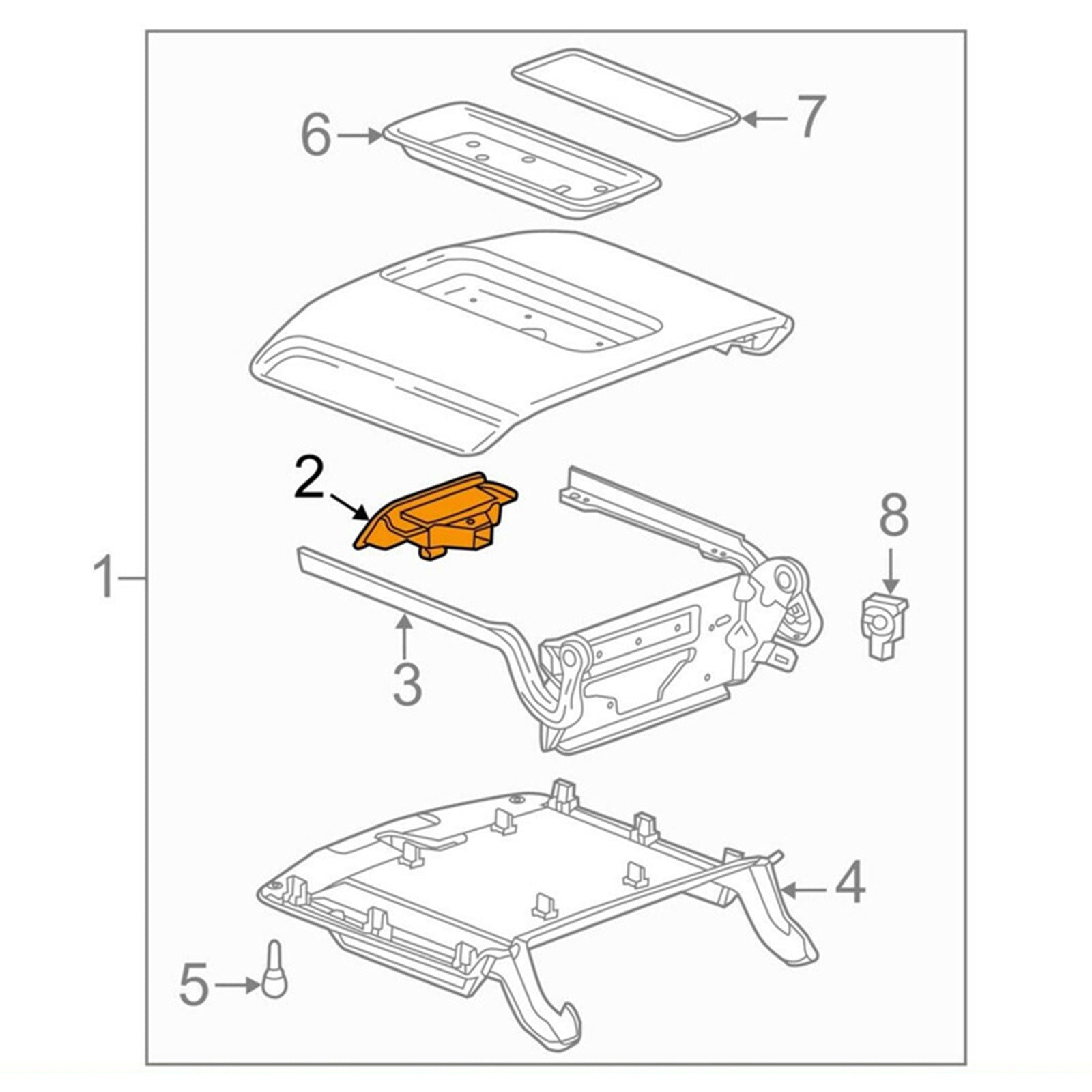 Center Console Armrest Latch for Chevrolet Silverado 14-18 Replace Parts Acc