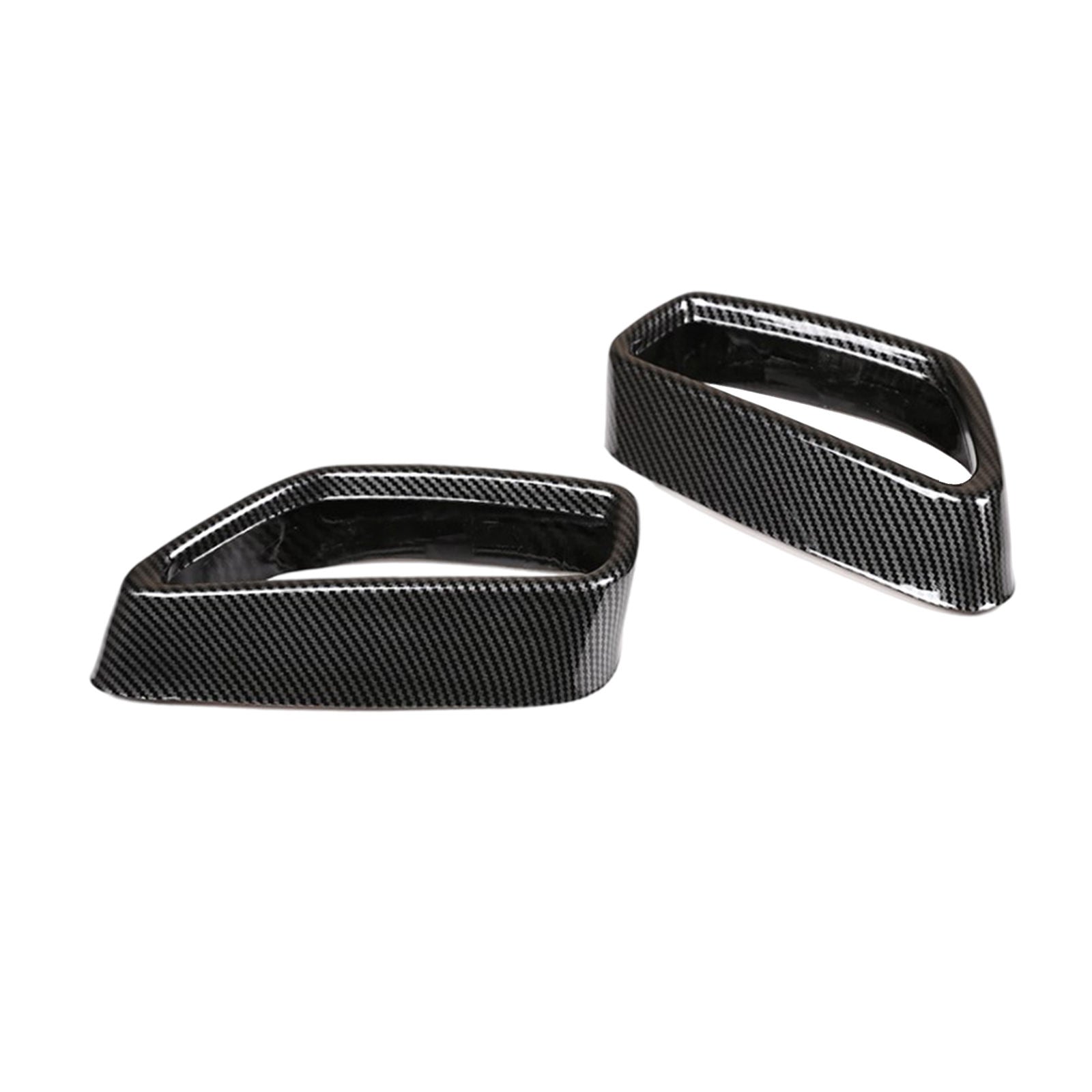 2 PCS Rear Exhaust Pipe Throat Cover Tail Throat Frame for BMW 5 Series