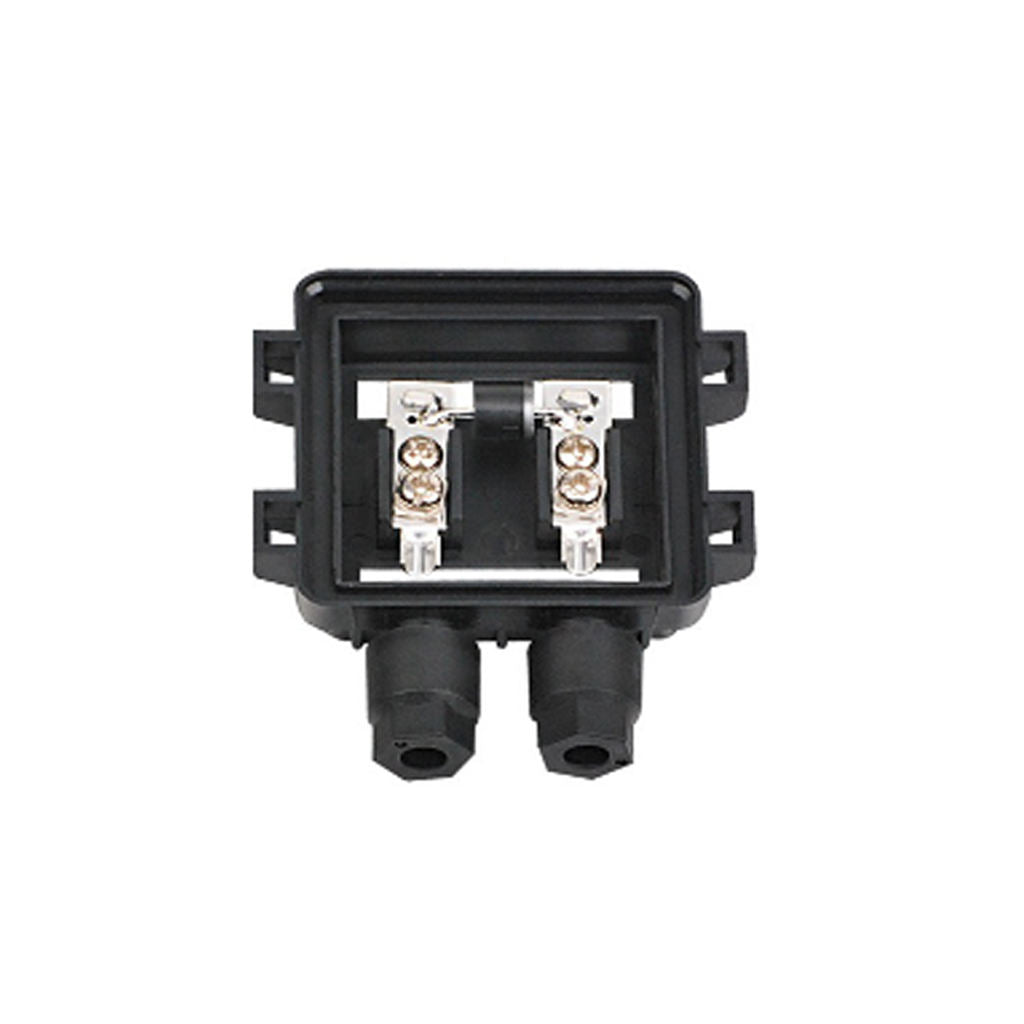 Black Solar Junction Box PV Connecting Box with 1 Diode No Cable 30W--80W 6A