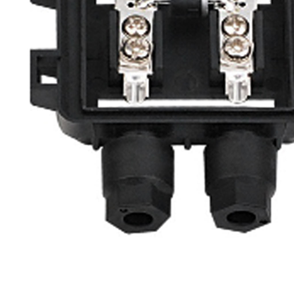 Black Solar Junction Box PV Connecting Box with 1 Diode No Cable 30W--80W 6A