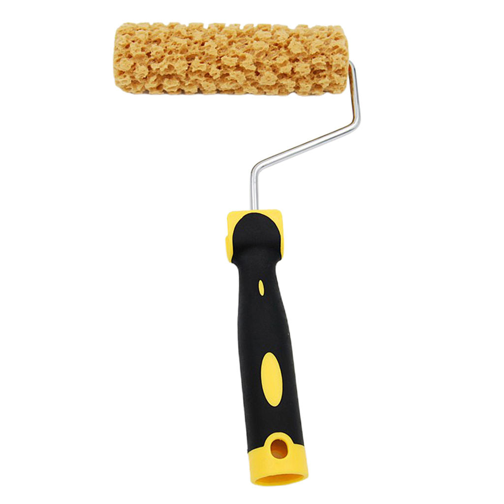 Wall 7 "texture pattern painting tool plastic handle sponge paint roller