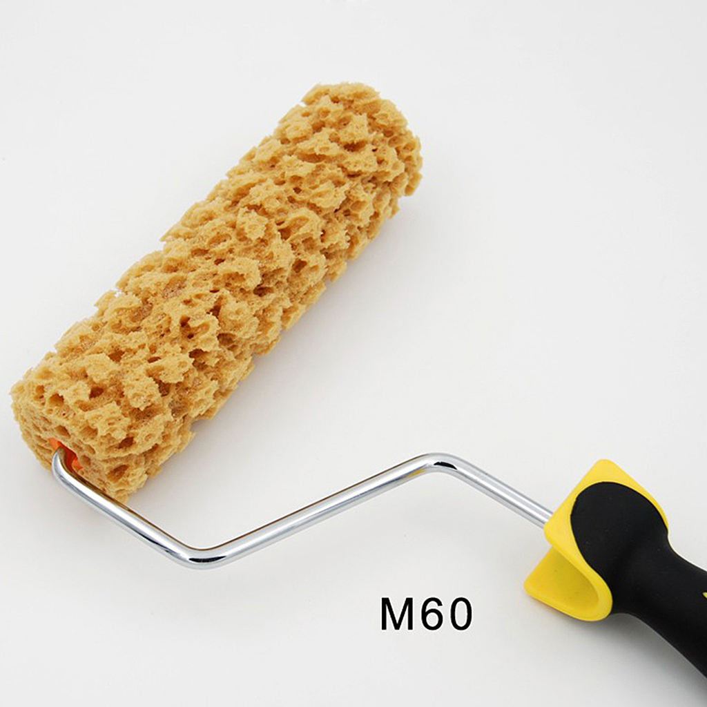 Wall 7 "texture pattern painting tool plastic handle sponge paint roller